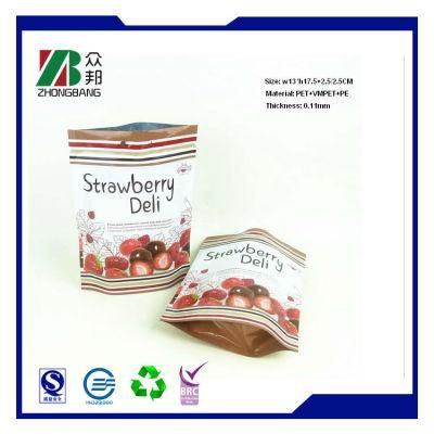 Zip Lock Food Packaging Stand up Pouch for Dry Fruits