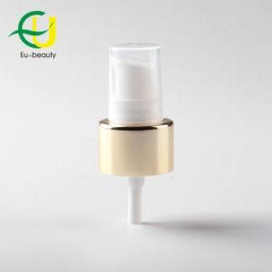 24/410 Aluminum Gold Coating Cream Treatment Pump for Women
