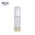 Manufacturer Cosmetic Packaging Airless 35ml Cosmetic Bottle with Golden Effect Botton