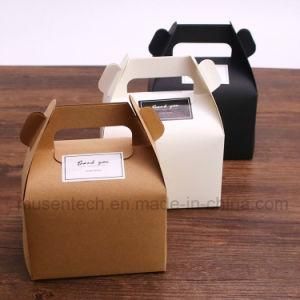 Nice Design Kraft Paper Box Cake Snack Packing with Handle