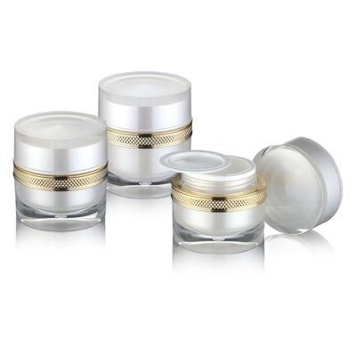 20ml Acrylic Square Lotion Eye Cream Jar for Cosmetic Packaging for High Quality Low Price