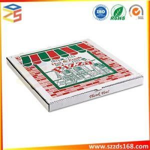 White Kraft Corrugated Packaging Pizza Box for Wholesale