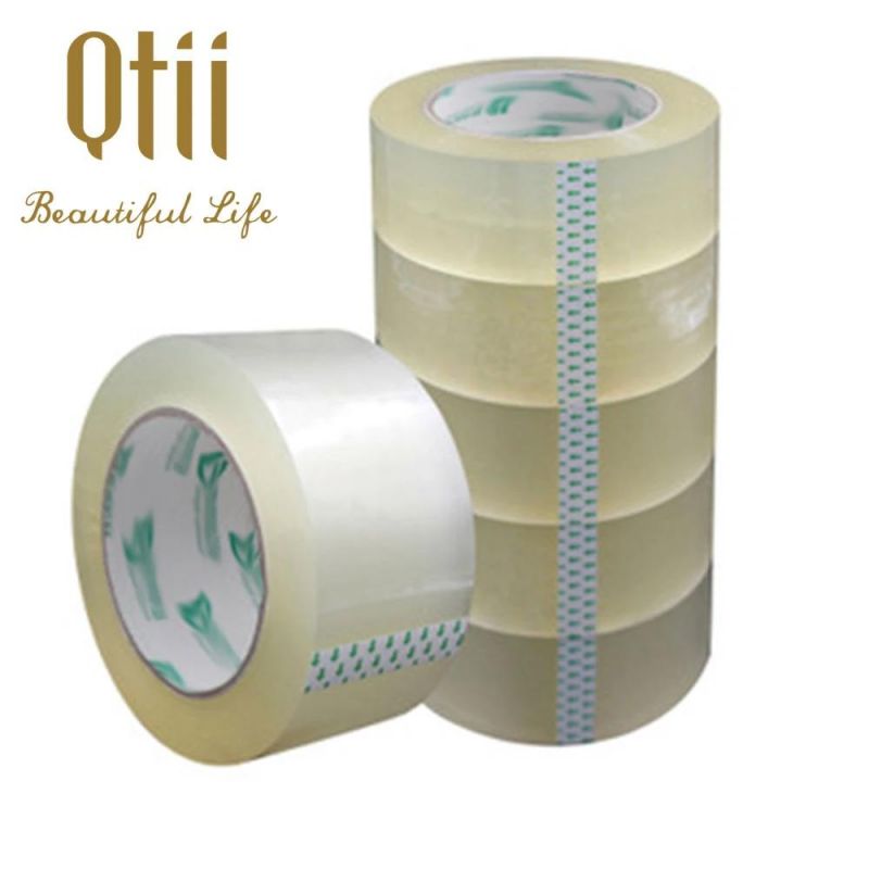 Supertransparent Packing Carton Sealing Roll BOPP Glue Tape for Office Transportation Home