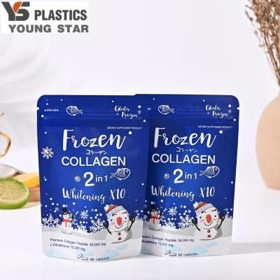 Plastic Food Packaging Stand up PLA PE Snack Tea Fruit Coffee Pack Ziplock Frosted Doypack Bag Gift Pouch