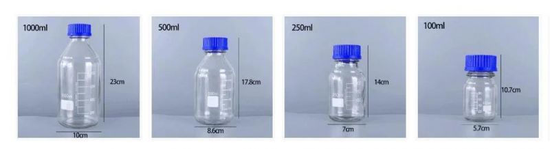 Alwsci 100ml Clear Glass Reagent Gl45 Bottle