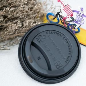 100% Biodegradable Eco Friend PLA Cpla Plastic Coffee Cup Lid