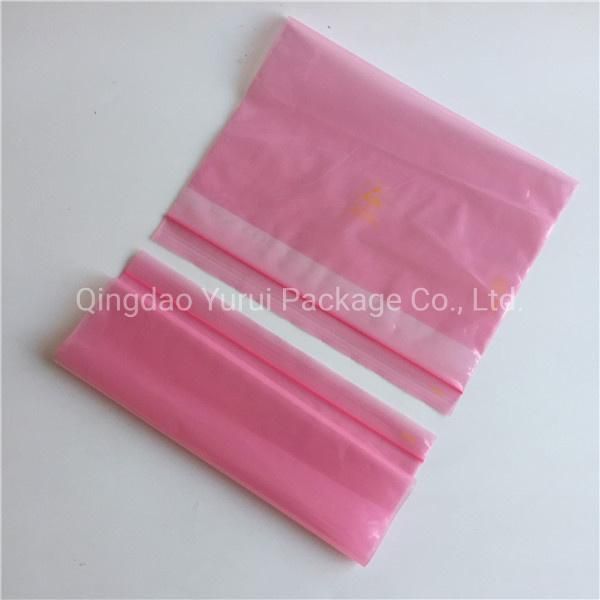 Pink Color Antistatic LDPE Static PE Bag Antistatic PCB Motherboard ESD Pink PE Bag