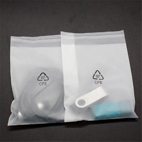 CPE Semi-Transparent Plastic Bags for Packing From China Manufacturer