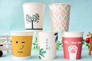 Eco-Friendly Custom Design Hot Drinking Paper Coffee Cups
