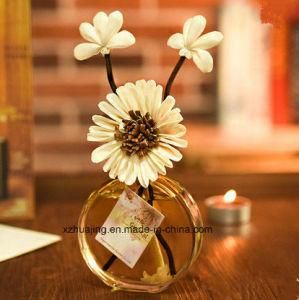50ml Empty Oval Flower Aroma Reed Diffuser Glass Bottle
