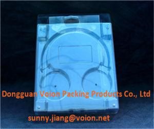 Clamshell Plastic Packaging Box for Earphone Packing