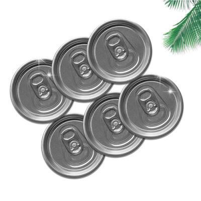 202 200 Sot B64 Food Grade Customized Logo Aluminum Easy Open Ring Pull Lid