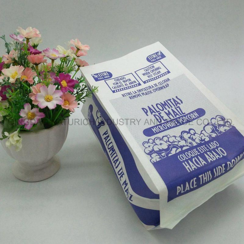 Food Grade Paper Bag Microwave Popcorn Paper Bag