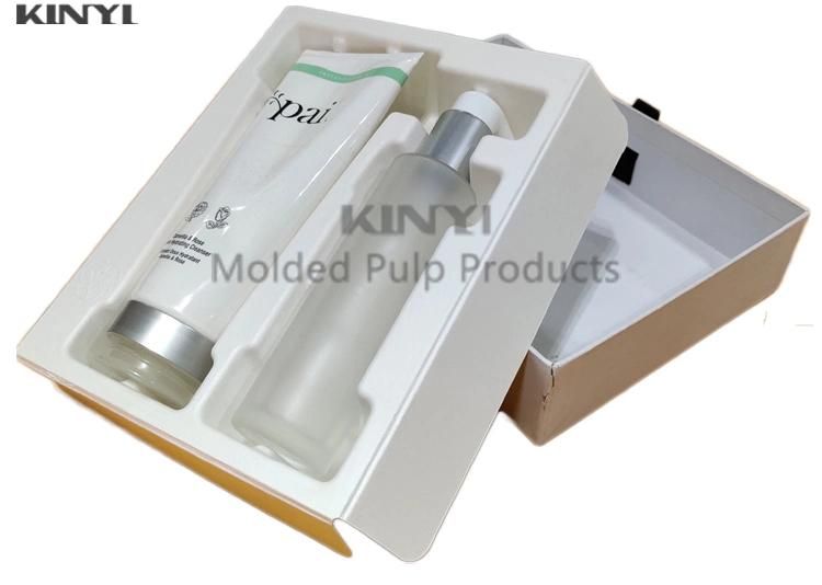 Custom Design Recyclable Molded Pulp Packaging Box with Insert Tray