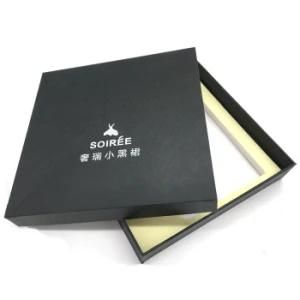 Black Separate Lid Packaging Gift Box with EVA Tray