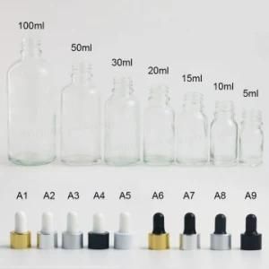 Clear Essential Oil Bottle with Dropper
