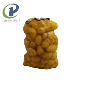 Promotional PE Leno Mesh Bag for Wood, Apples, Fruits and Vegetables
