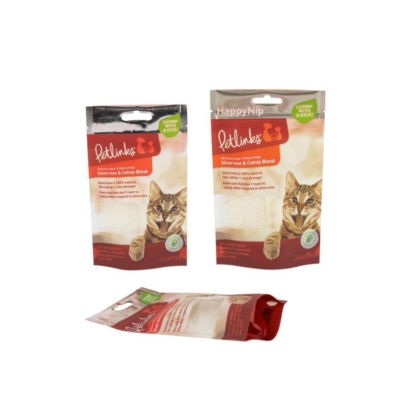 Laminated Plastic Cat Treats Food Bag