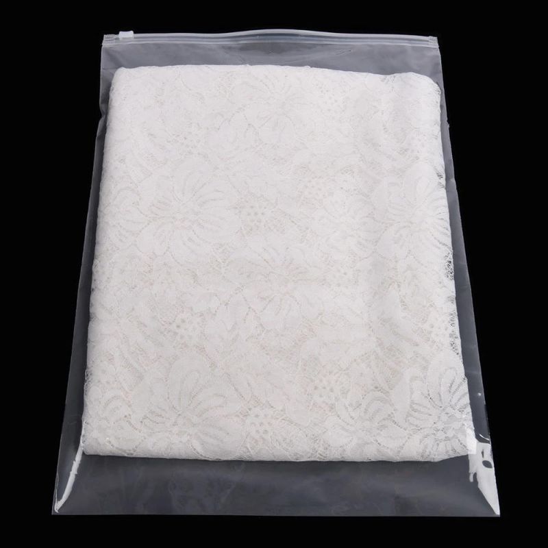 Custom Resealable Frosted OPP Slider Garment Packaging Bag Ziplock Plastic Bag