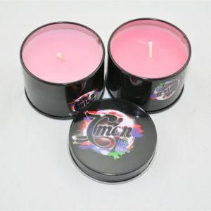 Tin Metal Drum Valentine&prime;s Day Candle Jar Customize The Wedding Candy Tin Box