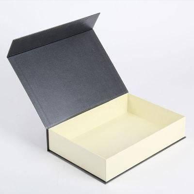 Black Wholesale Custom Logo Premium Luxury Cardboard Paper Gift Wig Hair Extension Magnetic Packaging Box