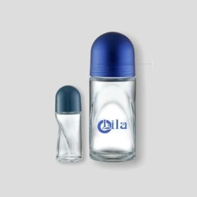 Hot Stamping Logo Small Frosted Glass Cosmetic Bottle Essential Oil Liptint Roller Bottles Roller Top