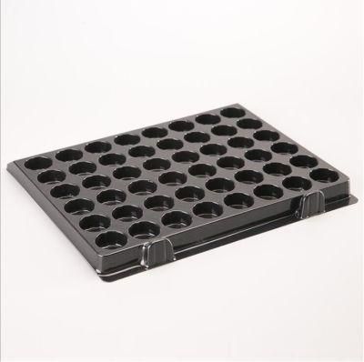 Thermoforming Plastic Black PVC Blister Cosmetic Packaging Tray