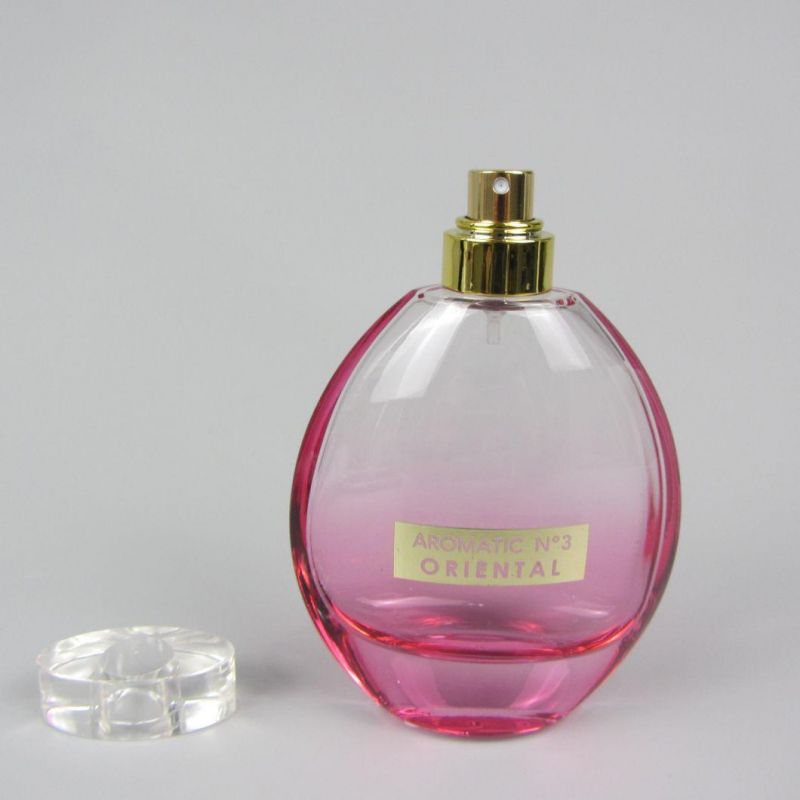 Selling Fragrance Nice Colored 100ml Glass Perfume Bottles