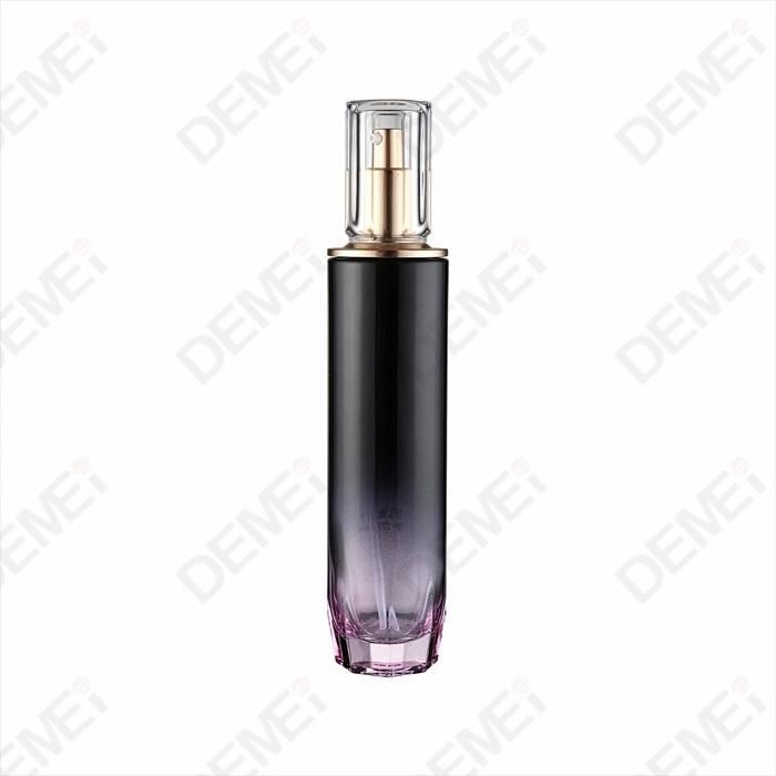 30g 50g 40ml 100ml 120ml Gradient Purple Color Glass Lotion Bottle and Cap