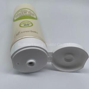 Wholesale Empty PE 150ml Plastic Soft Tube Facial Cleanser Cosmetic Packaging Tube