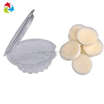 Transparent Candles Clamshell Box Packaging for Wax Melts
