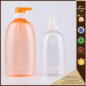150ml 200ml 300ml 380ml 800ml Large Capacity Clear Plastic Pet Shampoo Lotion Bottle with Lotion Pump Custom Logo Design