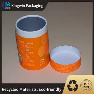 Eco Friendly Safe Food Grade Paper Tube Packaging Tea Container in Various Size