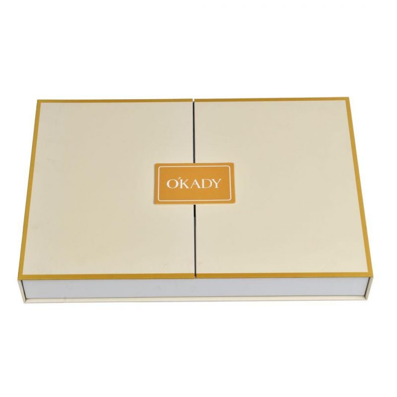 Custom Logo Cardboard Printing Packaging Cosmetics with Tray Paper Gift Box