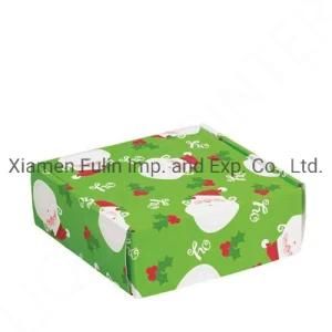 Christmas Patterned Wholesale Custom Recycled Green Express Shipping Mailing Box