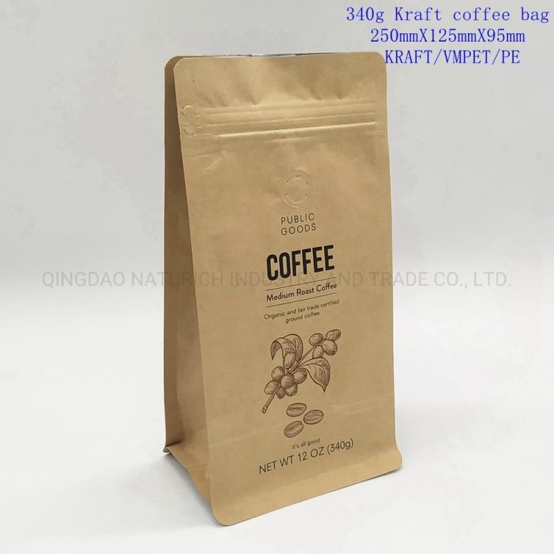 Eco Friendly Biodegradable Compostable Coffee/Food Packaging Bag