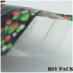 One-Side Clear Resealable Stand up Zipper Bag Food Bag