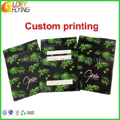 China Supplier Plastic Mylar Tobacco Leaf Packaging Bag with Zip Lock