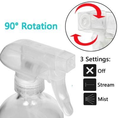 Sale 16oz Amber Silicone Sleeve Cleaning Hand Sanitizer Glass Spray Bottle with Black Trigger Sprayer