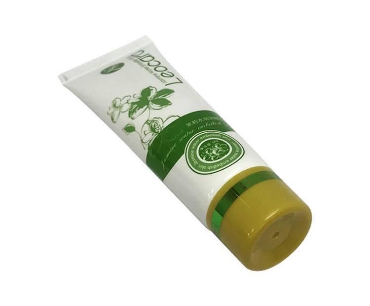 Eco Friendly White Face Cream Lotion Soft Tube Squeeze Sugar Plastic Tube Cosmetic with Flip Top Lid