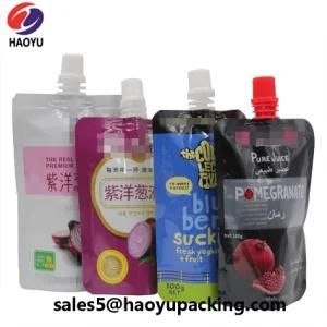 Custom Printing Food Packaging Bag 100ml Liquid Packaging Stand up Spout Pouch