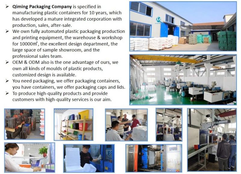 High-Quality Customized Free Sample Factory Price 1L 25L Rectangle Packaging Plastic Pails