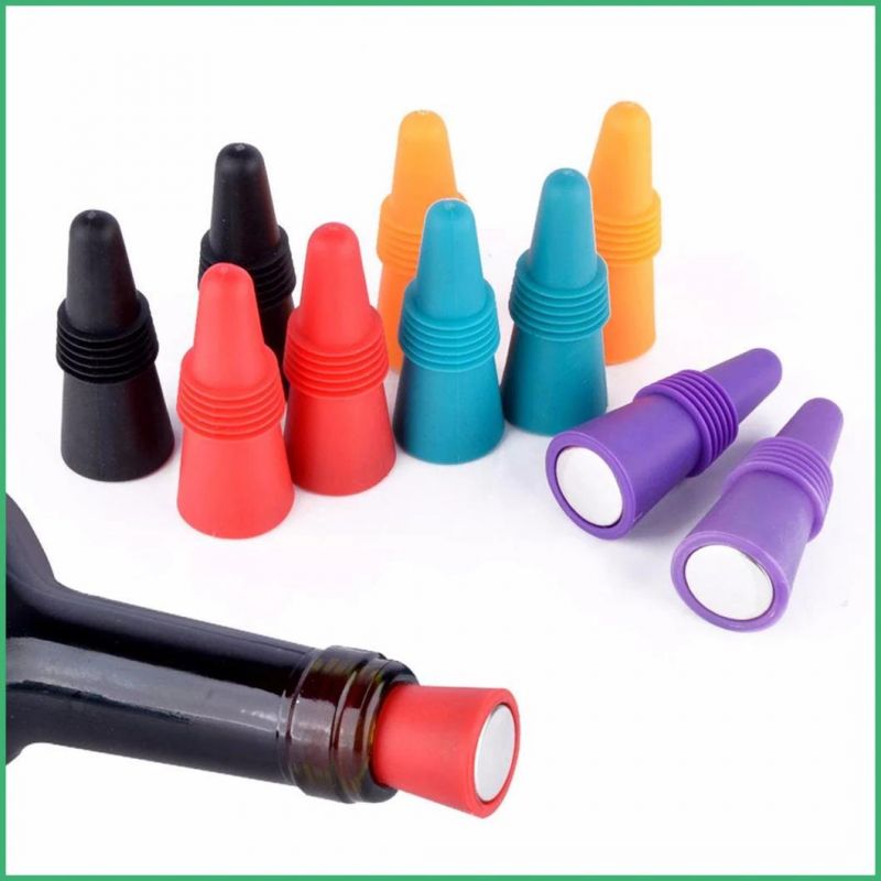Customized High Quality Silicone Wine Bottle Stopper for Household Gift