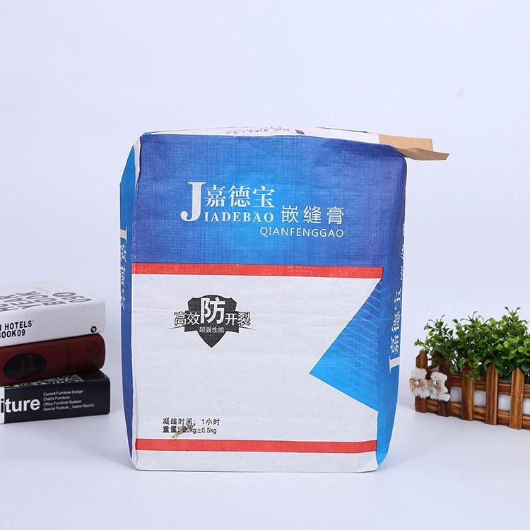 Kraft Paper BOPP Laminated Cement Valve Bags for Ceramic Tile Wall Putty Powder