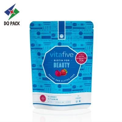 Dq Pack Digital Colorful Custom Punching Bag Custom Spice Powder Packaging Plastic Bag Zip Lock Bag
