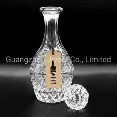 Custom Rectangular 750ml Glass Gin Bottle Tequila Vodka Gin Bottle