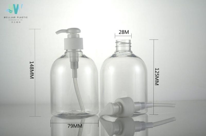 400ml Plastic Pet Bottle with Lotion Pump for Hand Wash