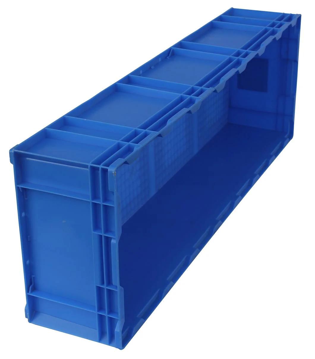 HP113c Plastic Turnover Logistics Container Box HP Standard Auto Parts Logistic Box Durable Opaque Plastic Storage Boxes