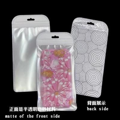 Aluminum Foil Packaging Frosted Phone Case Bag Zipper Bag