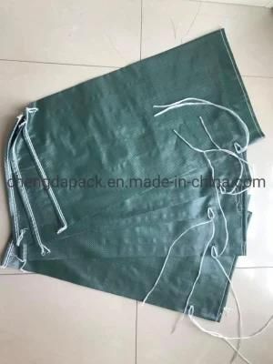 Factory Direct Sales White Green PP Woven Bag Woven Sack for Rice Flour Food Wheat 40kg 50kg